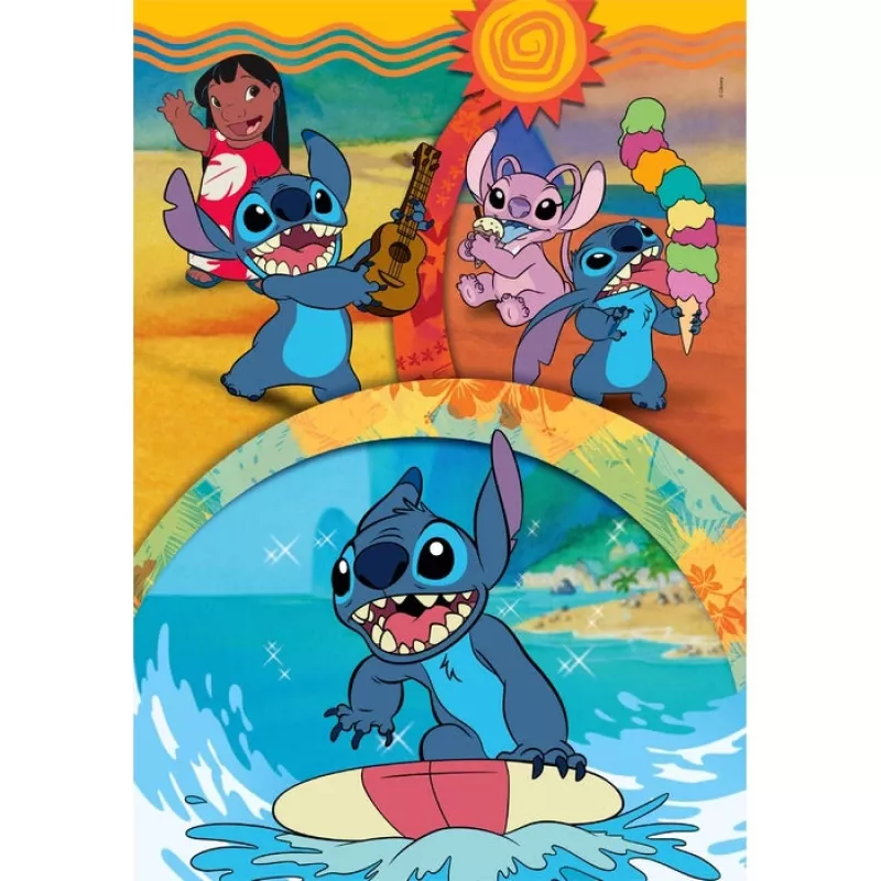Clementoni Supercolor 25042 palapeli 104 palaa piirretyt