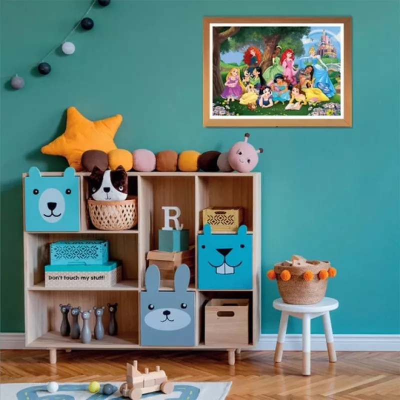 Clementoni Supercolor Disney Princess palapeli 104 kpl piirretyt