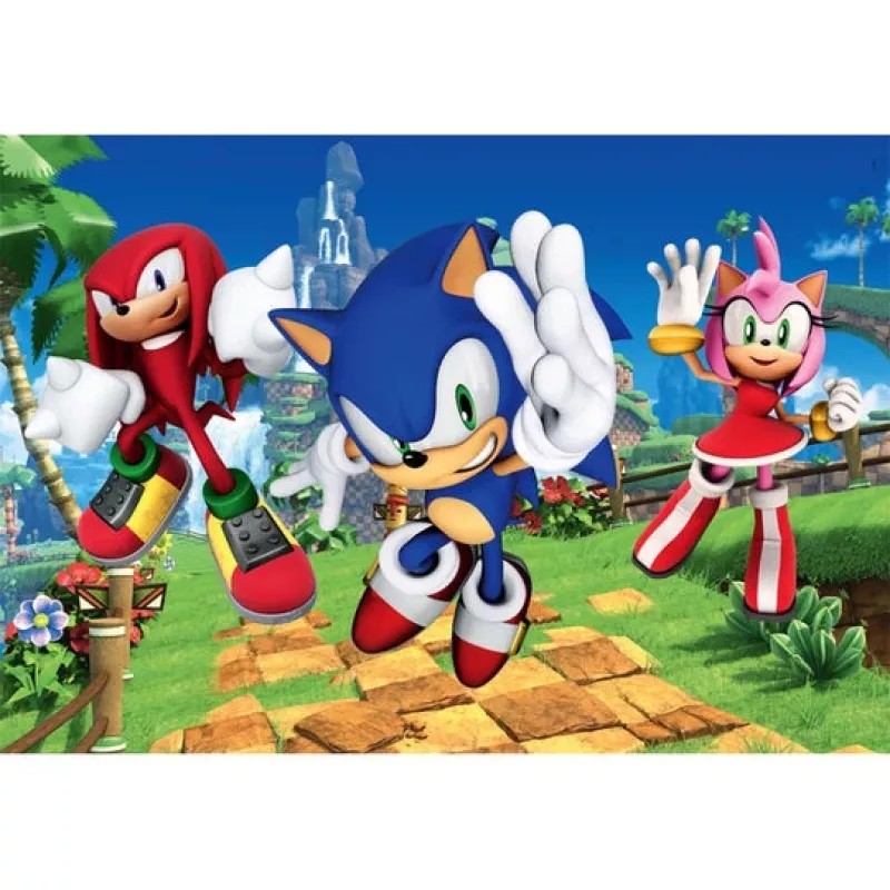 Clementoni Sonic palapeli 104 kpl sarjakuvat