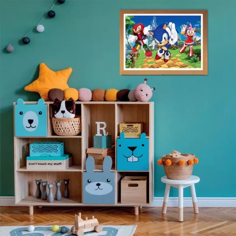 Clementoni Sonic palapeli 104 kpl sarjakuvat