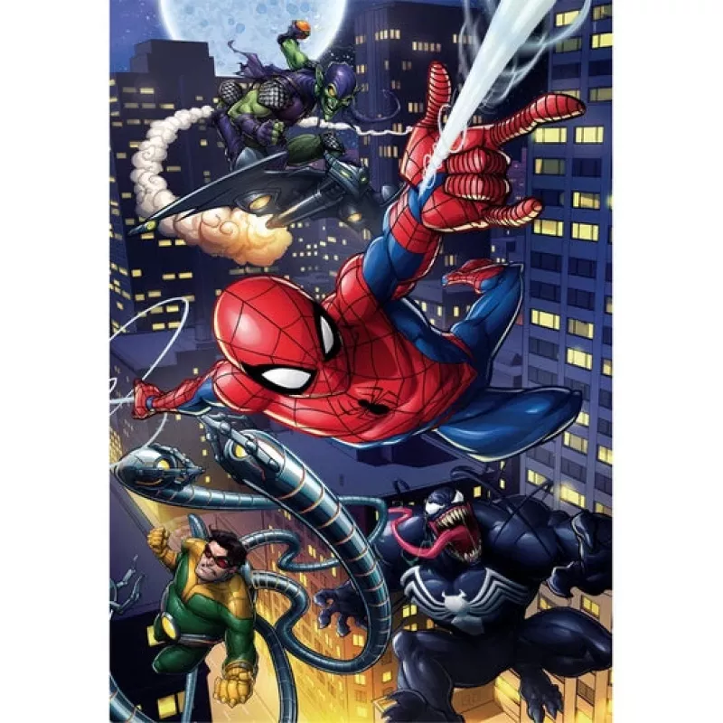 Clementoni Marvel Spiderman palapeli 180 kpl sarjakuvat
