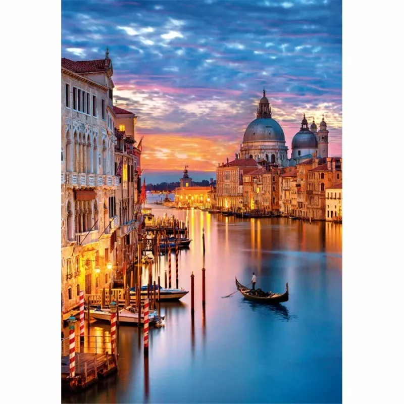 Clementoni High Quality Collection Beleuchtetes Venedig palapeli 500 kpl maisema