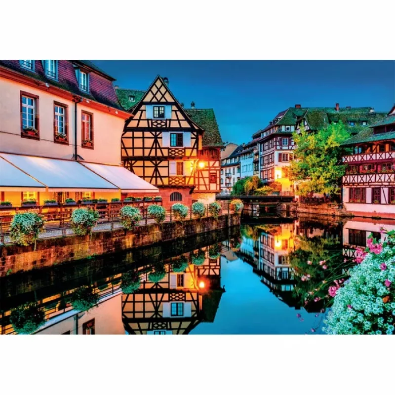Clementoni High Quality Collection Straßburg Altstadt palapeli 500 kpl maisema