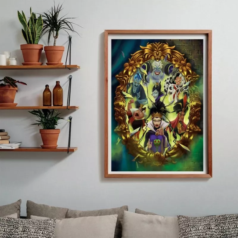Clementoni Disney Villains palapeli 1 000 kpl sarjakuvat