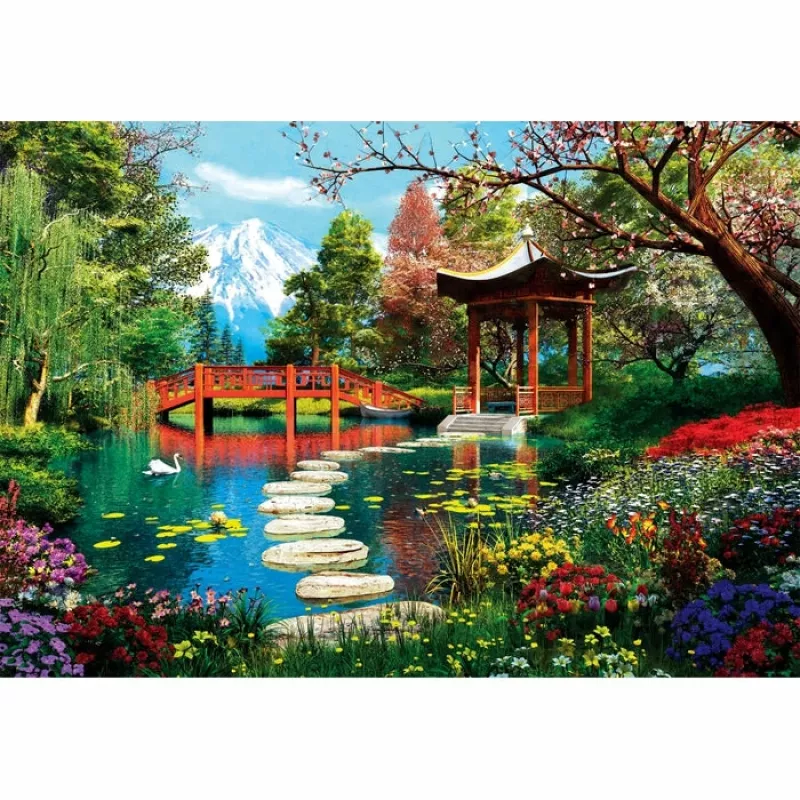 Clementoni High Quality Collection Fuji Garden palapeli 1 000 kpl maisema