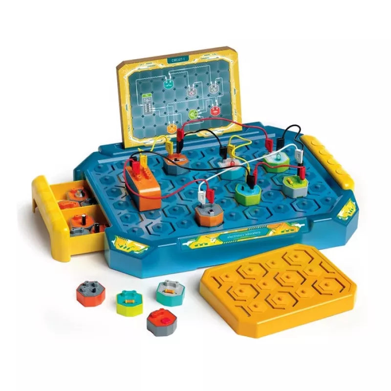 Clementoni Science & Play elektroniikkalaboratorio, koesarja, sähkö, 8 vuotta, eri värejä