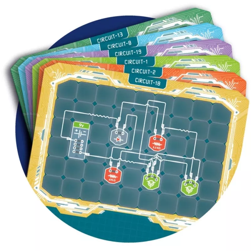 Clementoni Science & Play elektroniikkalaboratorio, koesarja, sähkö, 8 vuotta, eri värejä