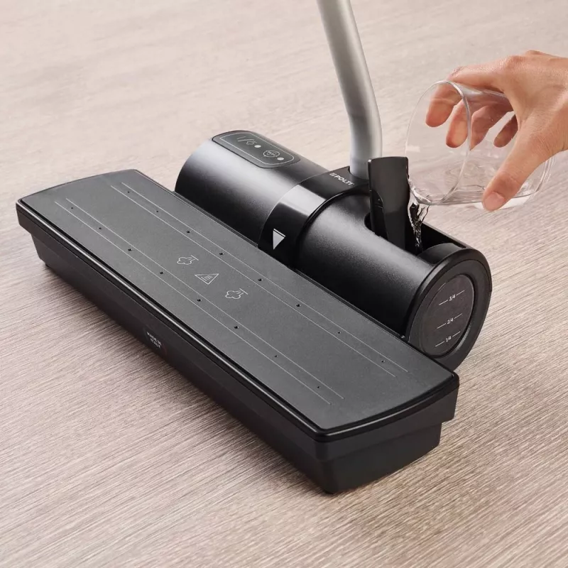 Polti Moppy musta premium-höyrypuhdistin 0,7 l 1500 W alumiini, musta