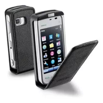 Cellularline FLAP ESSENTIAL puhelinkotelo flip-kotelo musta
