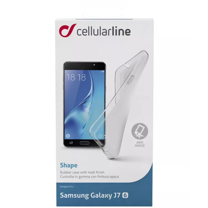 Cellularline Shape - Galaxy J7 (2016), suojakotelo, Samsung, Galaxy J7, 14 cm (5.5 inch), läpinäkyvä