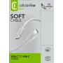 Cellularline Soft-kaapeli 120 cm - USB-C USB-C:hen soft-touch-kaapeli