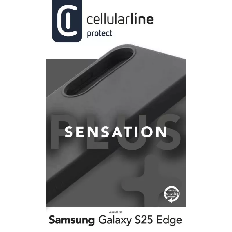 Cellularline Sensation+ - Galaxy S25 Edge soft-touch-silikoonikuori