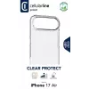 Cellularline Clear Protect - iPhone Air kova kuori kumireunoilla