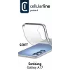 Cellularline Soft - Galaxy A17 pehmeä kumikuori, kuori, Samsung, Galaxy A17, 17 cm (6,7 tuumaa), läpinäkyvä