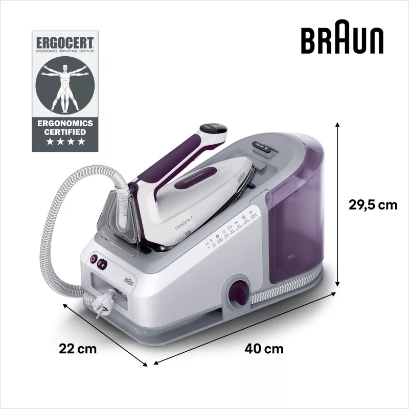 Braun CareStyle 7 IS7266VI 2700 W 2 L EloxalPlus-silityspohja violetti