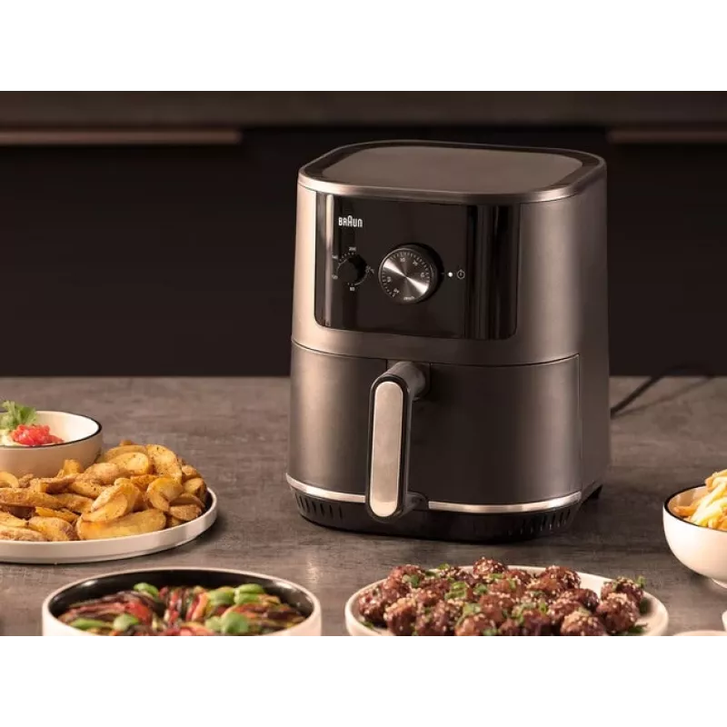 Braun Multi Fry 3 Single 4,3 l pöytämalli 1500 W kiertoilmakypsennin musta