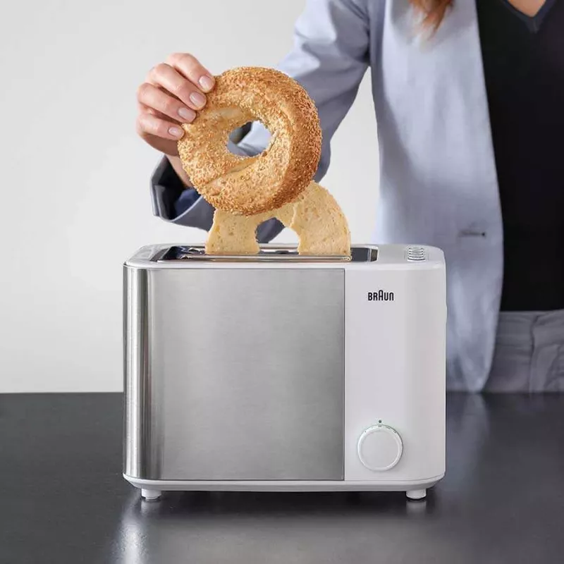 Braun GRILLE-PAIN HT5015WH 13 2 viipaletta 1000 W harmaa, valkoinen