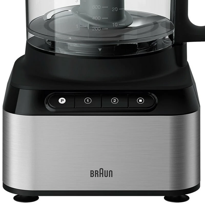 Braun FP 3233 SI yleiskone 800 W 2,1 l musta, ruostumaton teräs