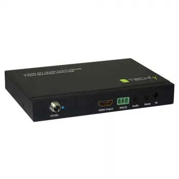 Techly HDMI 4x1 multiviewer saumattomalla kytkimellä, HDMI, metalli, musta, 60 Hz, 1080p, 2,25 Gbit/s