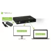 Techly HDMI 4x1 multiviewer saumattomalla kytkimellä, HDMI, metalli, musta, 60 Hz, 1080p, 2,25 Gbit/s