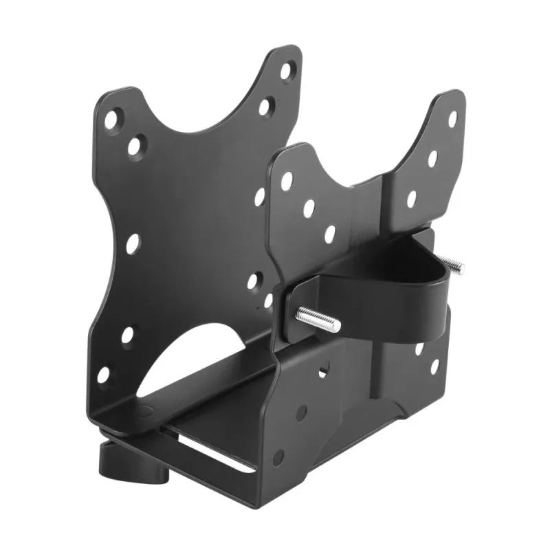 Techly pöydän alle säädettävä CPU-teline, 5 kg, 75 x 75 mm, 100 x 100 mm, musta