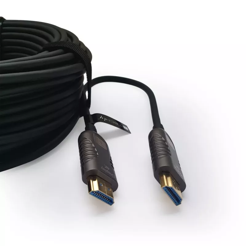 Techly ICOC HDMI-HY2-015 HDMI-kaapeli 15 m HDMI Type-A (Standard) musta