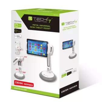 Techly yleispöytäteline älypuhelimelle ja tabletille enintään 10