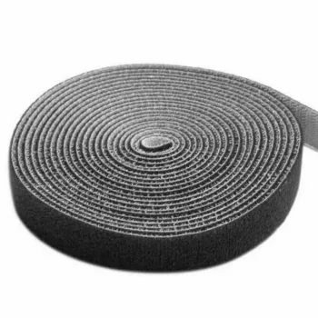 Techly tarranauharulla kaapelinhallinta pituus 10 m leveys 20 mm musta
