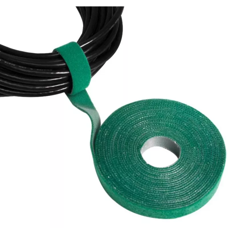 Techly tarranauharulla kaapelinhallinta pituus 10 m leveys 20 mm musta