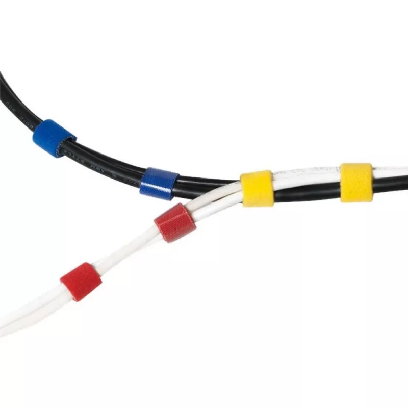 Techly tarranauharulla kaapelinhallinta pituus 10 m leveys 20 mm musta
