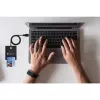 Techly kompakti älykortinlukija/-kirjoittaja USB-C™ valkoinen, USB 2.0, 1,5 m, musta, 102 g
