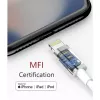 Techly lataus- ja synkronointikaapeli USB-C Lightning 1 m valkoinen