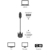 Techly ICOC DSP-C12-010P videokaapelisovitin 1 m DisplayPort DVI-D musta