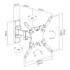 Techly ICA-PLB-400STY 106,7 cm (42