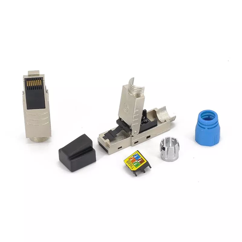 Techly IWP-8P8C-CAT81STY kaapeliliitin RJ45 beige
