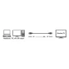 Techly ICOC DSP-A14-010NT DisplayPort-kaapeli 1 m musta