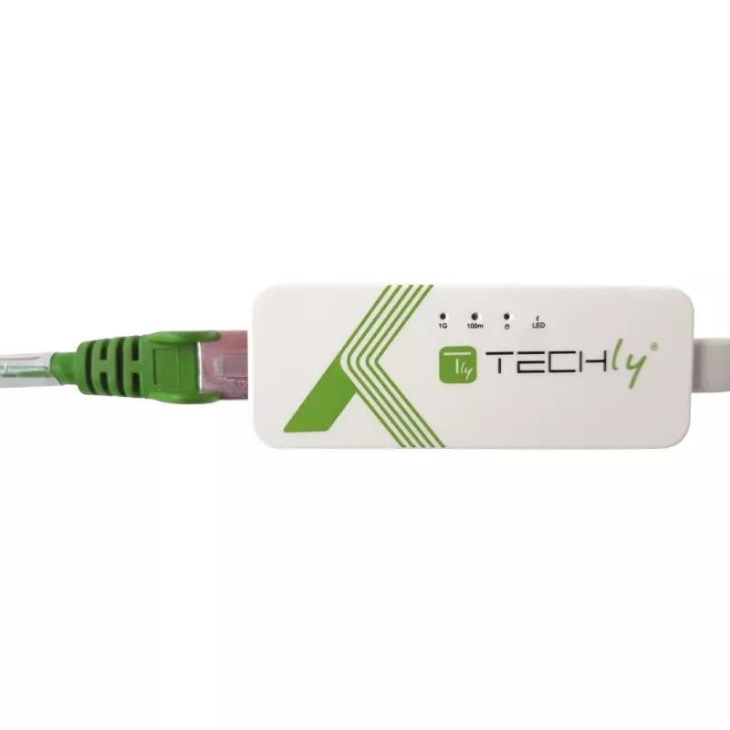 Techly IDATA USB-ETGIGA-3A USB 3.0 Gigabit Ethernet -verkkosovitin