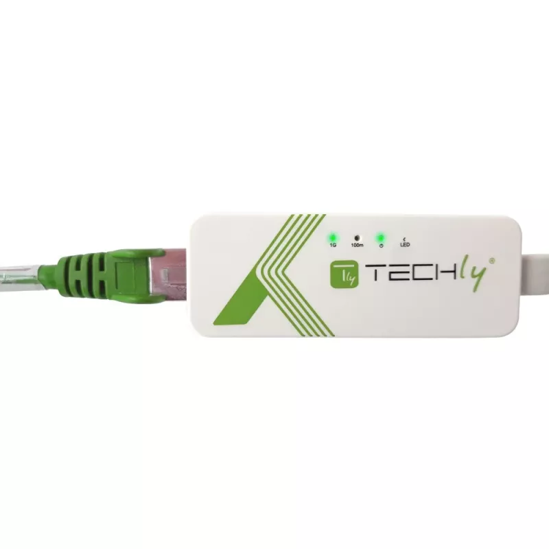 Techly IDATA USB-ETGIGA-3A USB 3.0 Gigabit Ethernet -verkkosovitin
