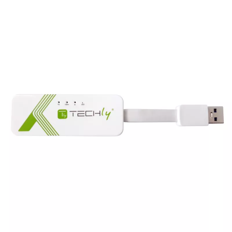 Techly IDATA USB-ETGIGA-3A USB 3.0 Gigabit Ethernet -verkkosovitin