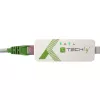 Techly USB 3.1 Type-C–RJ45 Gigabit Ethernet -sovitin, valkoinen