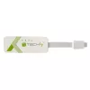 Techly USB 3.1 Type-C–RJ45 Gigabit Ethernet -sovitin, valkoinen