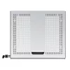 Dataflex Addit laitteistoturvalaatikko 622, hopea, teräs, yksivärinen, 530 mm, 450 mm, 75 mm