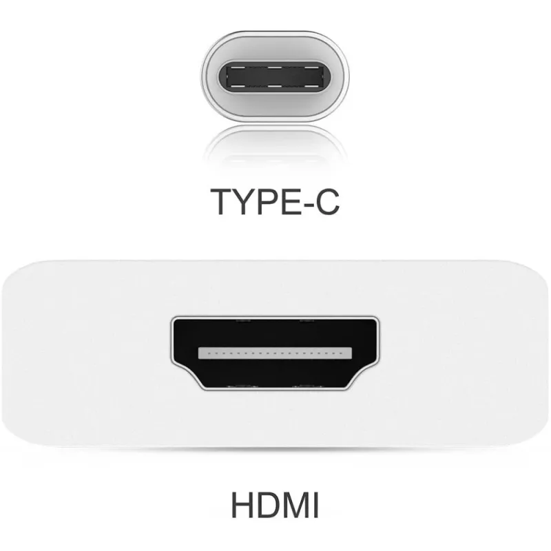 Techly muunninkaapeli sovitin USB 3.1 Type-C HDMI 1.4, 3.2 Gen 2 (3.1 Gen 2), USB Type-C, HDMI-lähtö