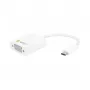 Techly IADAP-USB31-VGA USB-näytönohjainsovitin valkoinen