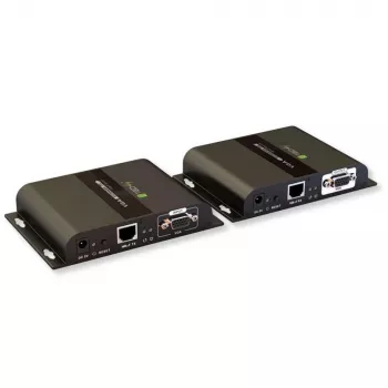 Techly IDATA EXTIP-383V AV-jatko AV-lähetin ja -vastaanotin musta