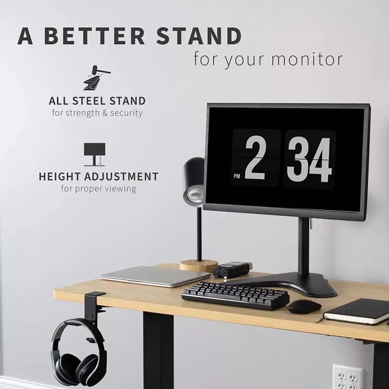 Techly ICA-LCD 2500 -monitoriteline 68,6 cm (27 inch) pöytä musta