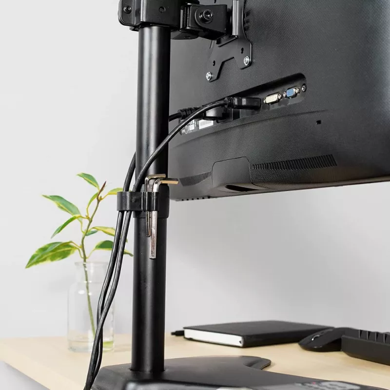 Techly ICA-LCD 2500 -monitoriteline 68,6 cm (27 inch) pöytä musta
