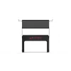 Res-Tech X1-GT RES TABLE, musta, alumiini, 13 kg, Italia