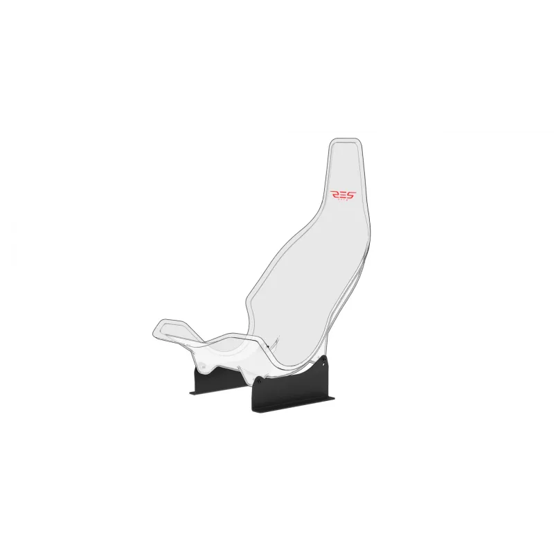 Res-Tech GT CARBON SEAT SUPPORT, istuintuki, musta