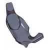Res-Tech X1 CARBON SEAT - harmaa, kilpaistuin, harmaa, hiilikuitu, neopreeni
